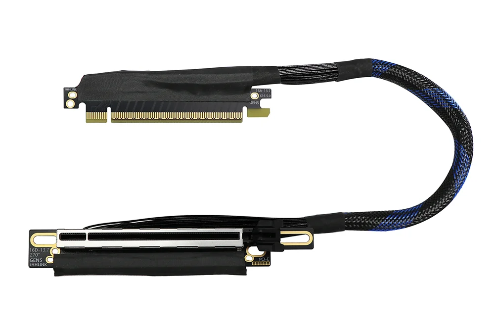 Right Angle Fold Reverse PCIe  - Pcie 5.0 Gpu Riser Cable 评论和价格
